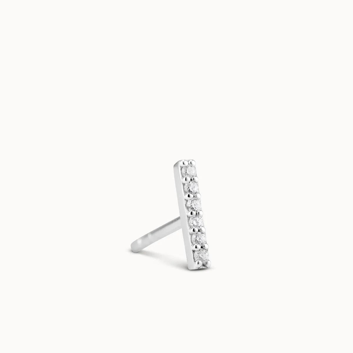 April Birthstone Bar Studs - Image 6