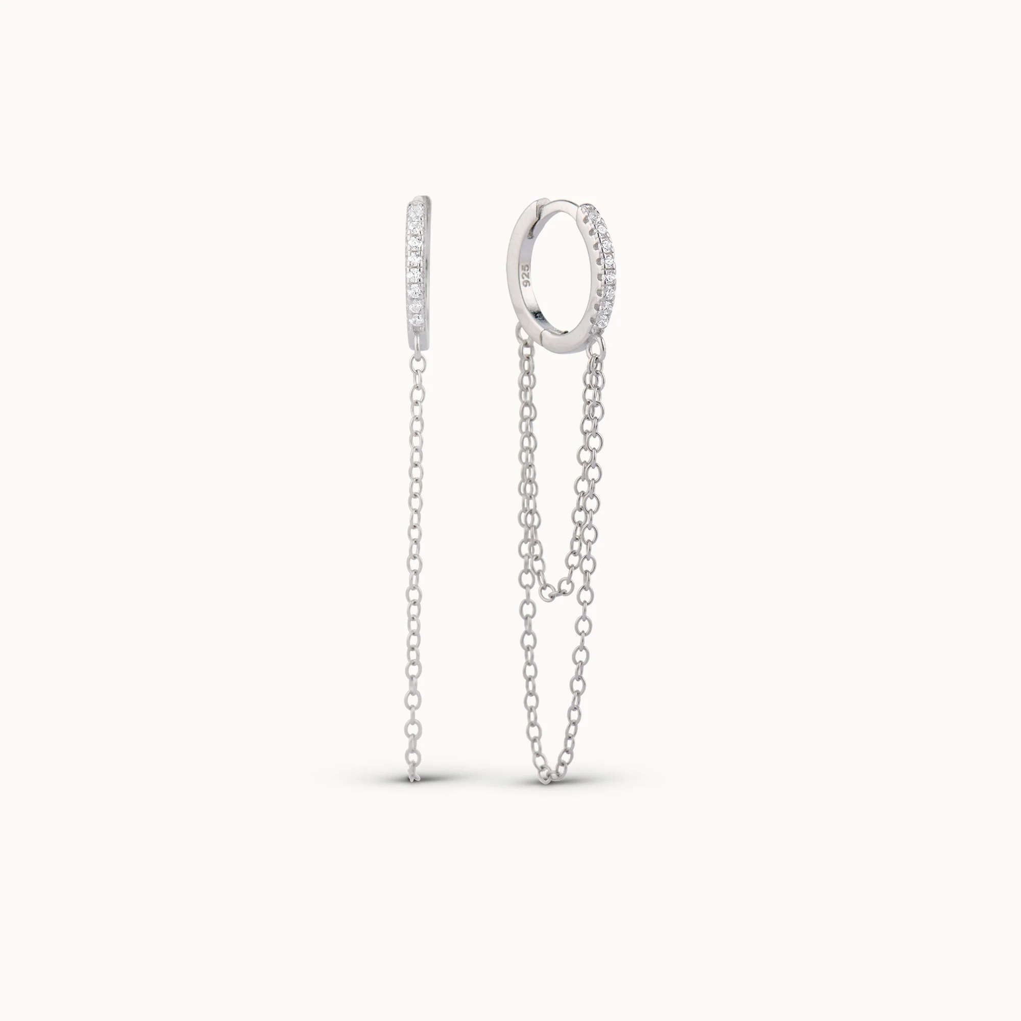 Chain Drop Hoops