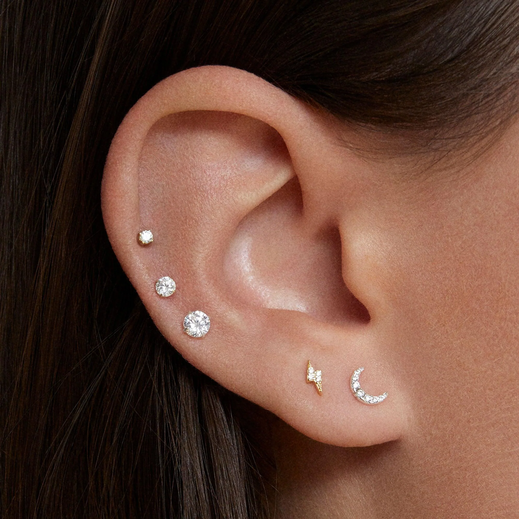 CZ Studs 2mm - Image 3