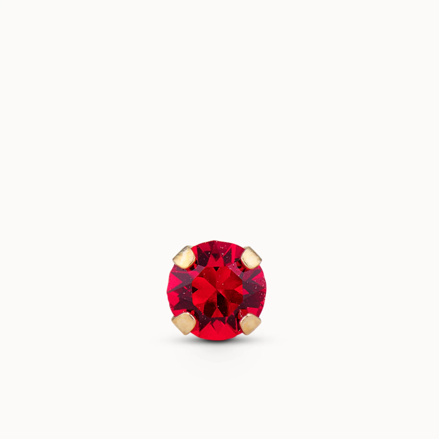NGF Garnet CZ Stud - 3mm